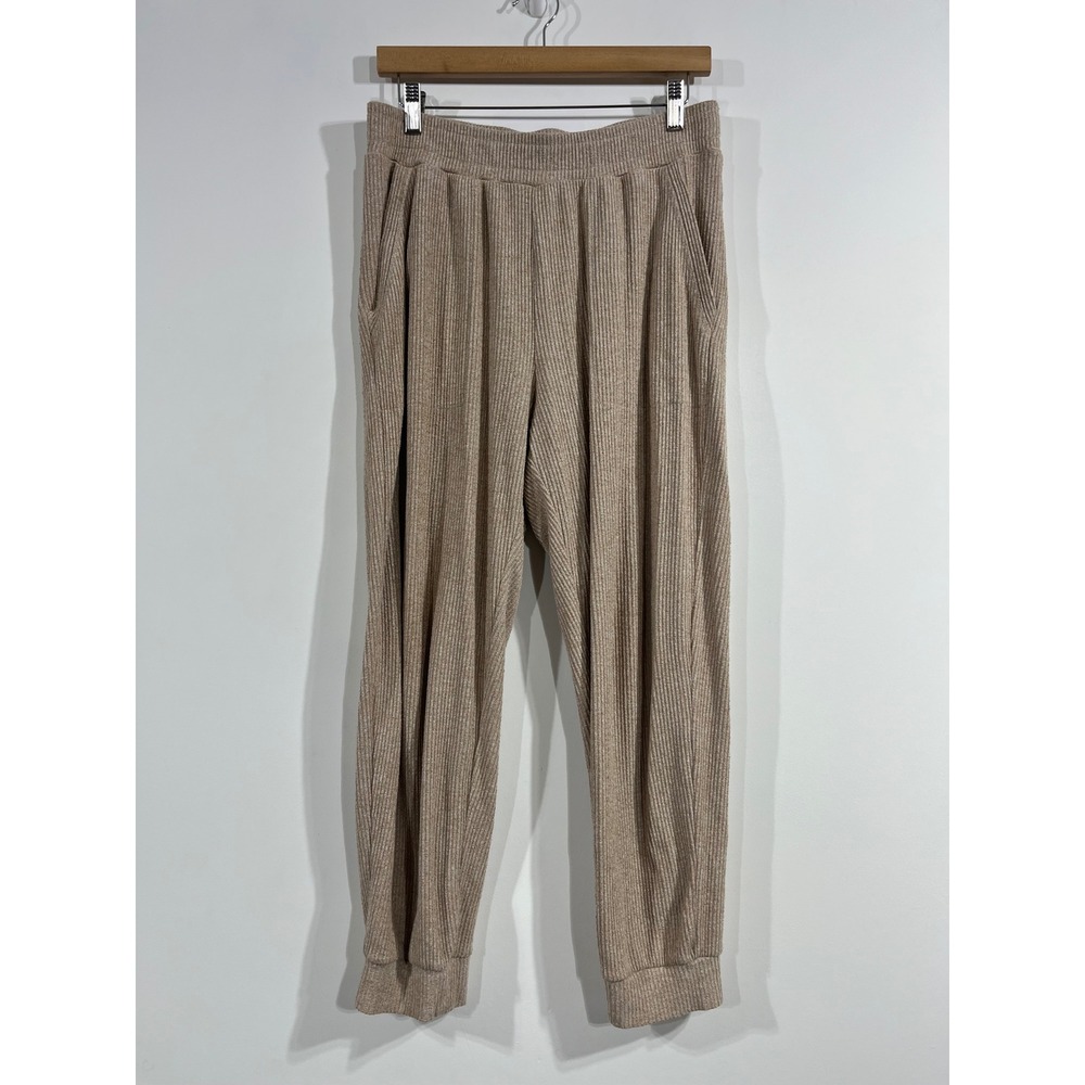 Banana Republic Thermal Waffle Knit Joggers Lounge Womens Medium Petite Pockets